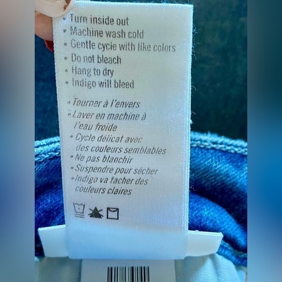 NEW w/TAGS PAIGE Amber Mid Rise Straight Ankle Jeans Women's Size 33 - Picture 12 of 12